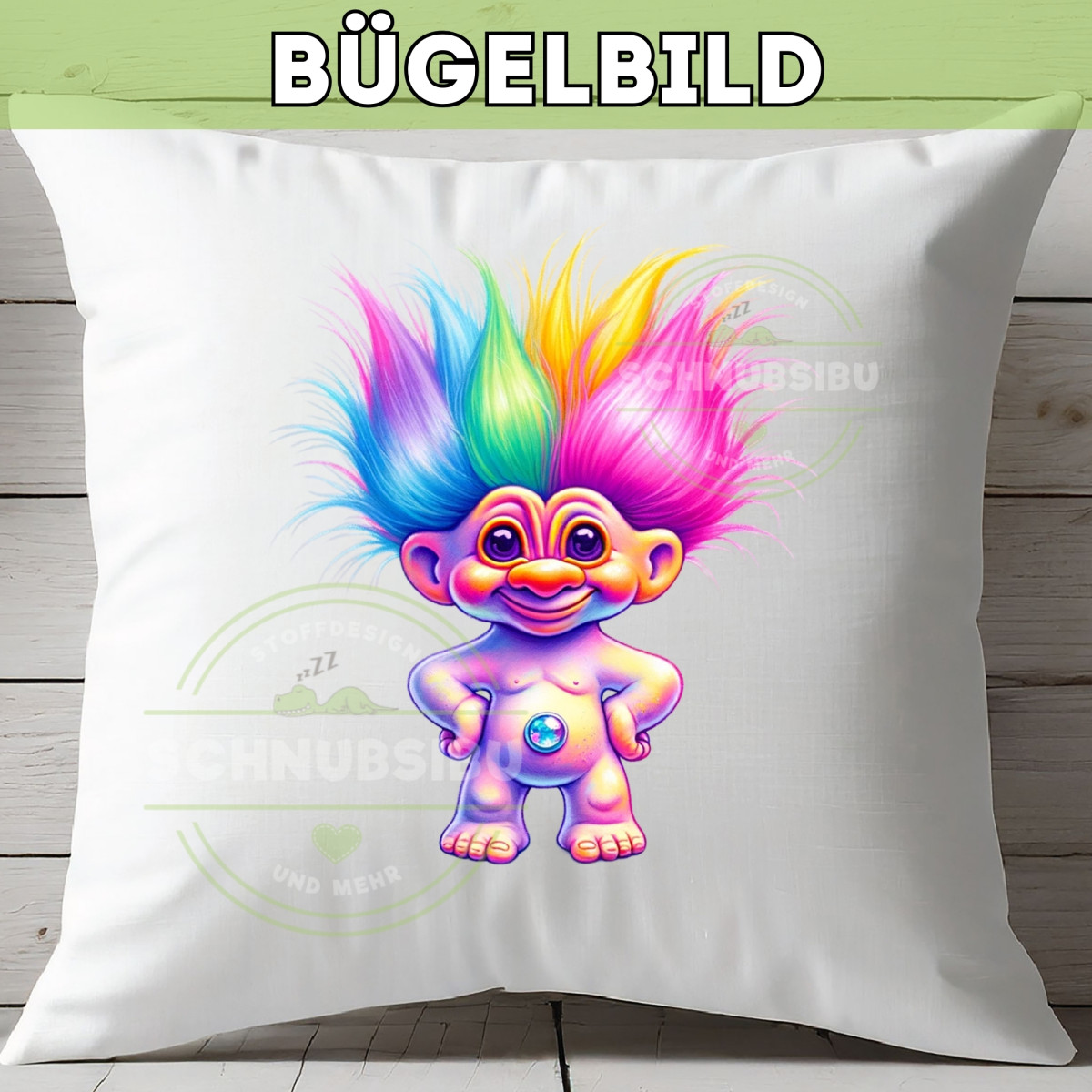 Bügelbild Retro